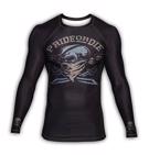 PRIDE OR DIE ''pirate'' RASHGUARD - BLACK